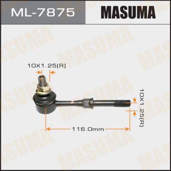 Тяга стабилизатора заднего Masuma ML7875