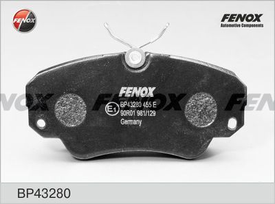 Колодки тормозные передние FENOX BP43280