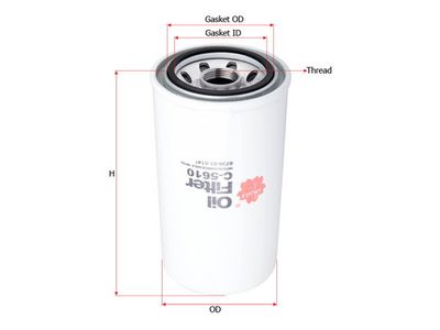 Фильтр масляный SAKURA C5610