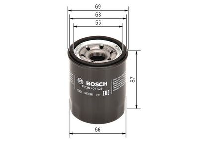 Фильтр масляный BOSCH F026407025