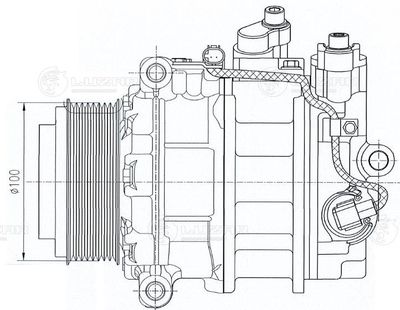 Компрессор кондиционера LUZAR LCAC1506