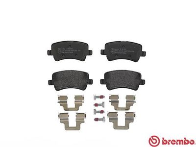 Колодки тормозные дисковые задние BREMBO P86021