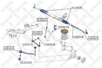 Опора шаровая STELLOX 5201487SX