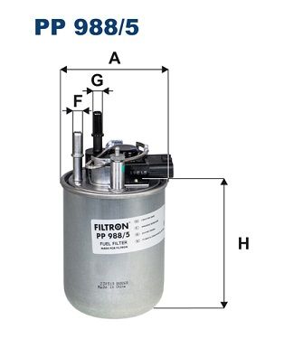 Фильтр топливный FILTRON PP9885
