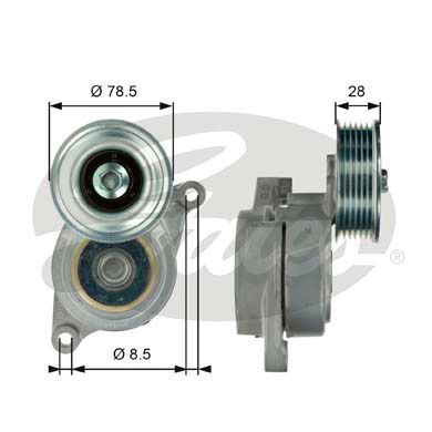 Ролик ремня приводного GATES T39103