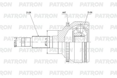 ШРУС наружный PATRON PCV1925