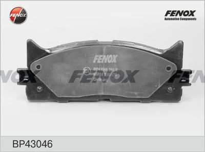 Колодки тормозные передние FENOX BP43046