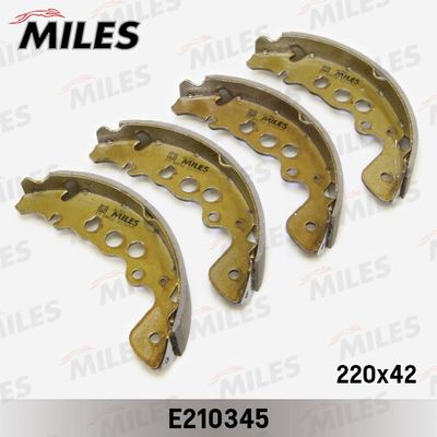 Колодки тормозные барабанные Miles E210345