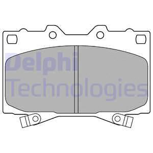 Колодки тормозные дисковые комплект DELPHI LP1308