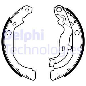 Колодки тормозные барабанные комплект DELPHI LS2127