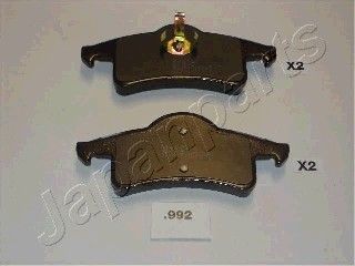 Колодки тормозные дисковые задние комплект JAPANPARTS PP992AF