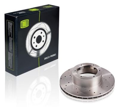 Диск тормозной передний перфорированный TRIALLI DF445