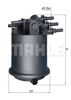 Фильтр топливный MAHLE KL414