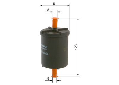 Фильтр топливный BOSCH 0450902151