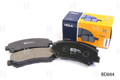 Колодки тормозные дисковые HOLA BD884