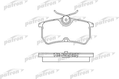 Колодки тормозные дисковые задние PATRON PBP1319