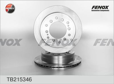 Диск тормозной задний FENOX TB215346