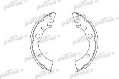 Колодки тормозные барабанные PATRON PSP219
