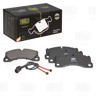 Диски тормозные с колодками передние комплект TRIALLI PF1607