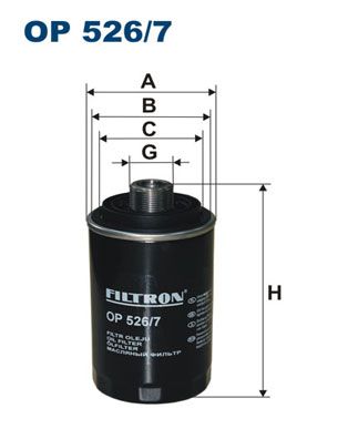 Фильтр масляный FILTRON OP5267