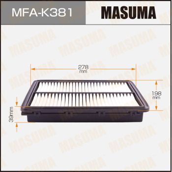 Фильтр воздушный Masuma MFAK381