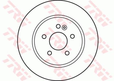Диск тормозной передний TRW DF4150