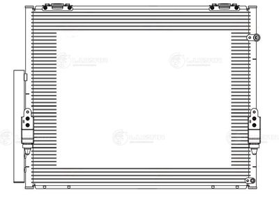 Радиатор кондиционера LUZAR LRAC1911