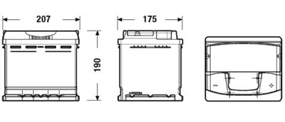 Аккумулятор EXIDE EA530