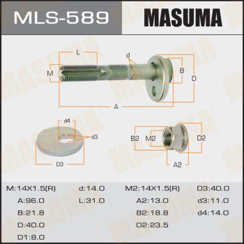 Болт эксцентрик комплект Masuma MLS589