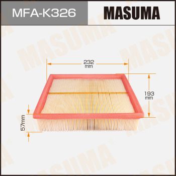 Фильтр воздушный Masuma MFAK326