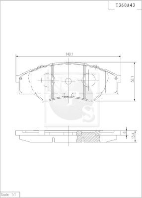 Колодки тормозные дисковые Mando MPT06