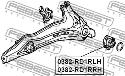 Ступица FEBEST 0382RD1RRH