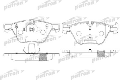 Колодки тормозные дисковые передние PATRON PBP1773