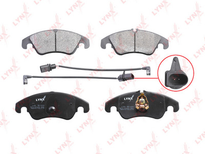 Колодки тормозные передние LYNXauto BD1219