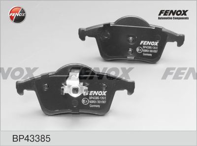 Колодки тормозные задние FENOX BP43385