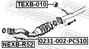 Гайка NISSAN 0122500521