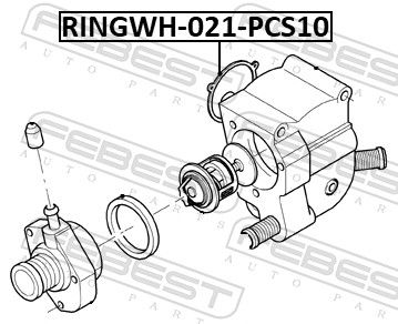 Прокладка корпуса термостата FORD 1135946