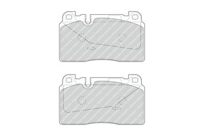 Колодки тормозные дисковые FERODO FDB4908