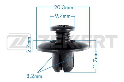 Клипса крепежная PATRON P370077