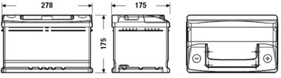 Аккумулятор EXIDE EC652
