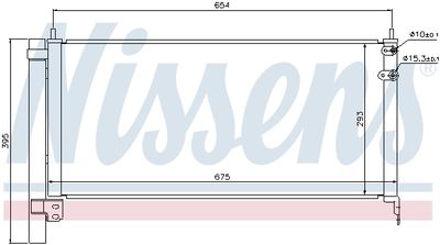 Радиатор кондиционера NISSENS 940175