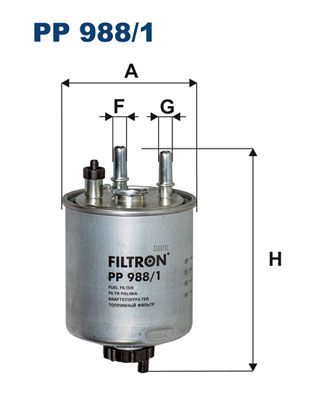 Фильтр топливный FILTRON PP9881