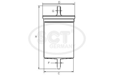 Фильтр топливный SCT Germany ST374