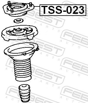 Опора амортизатора FIESTROCO 12J1174