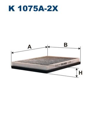 Фильтр салона FILTRON K1075A2X