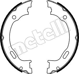 Колодки тормозные барабанные METELLI 530242