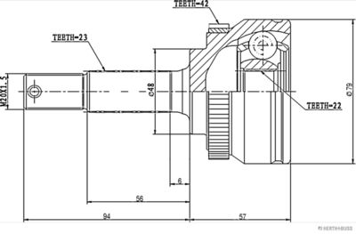 ШРУС AYWIparts AW1510510