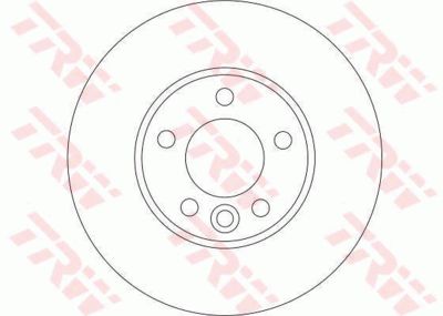 Диск тормозной передний TRW DF4308S
