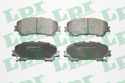 Колодки тормозные дисковые LPR 05P1975