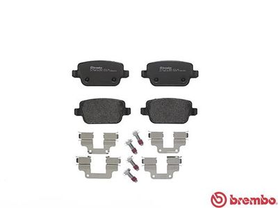 Колодки тормозные дисковые задние BREMBO P44017